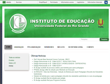 Tablet Screenshot of ie.furg.br