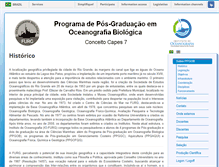 Tablet Screenshot of ocbio.furg.br