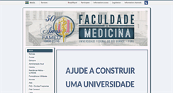 Desktop Screenshot of medicina.furg.br