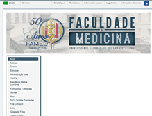 Tablet Screenshot of medicina.furg.br