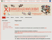 Tablet Screenshot of educacaoinfantilemdebate.furg.br