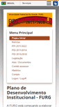 Mobile Screenshot of pdi.furg.br