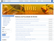 Tablet Screenshot of direito.furg.br