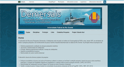 Desktop Screenshot of demersais.furg.br