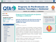 Tablet Screenshot of ppgquimica.furg.br