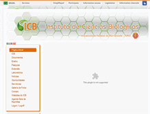 Tablet Screenshot of icb.furg.br