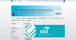Desktop Screenshot of prograd.furg.br