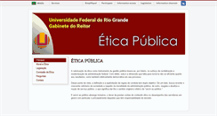 Desktop Screenshot of eticapublica.furg.br