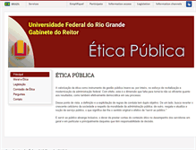 Tablet Screenshot of eticapublica.furg.br
