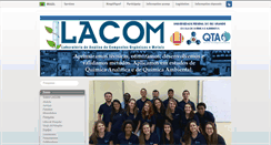 Desktop Screenshot of lacom.furg.br