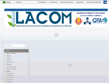 Tablet Screenshot of lacom.furg.br