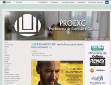 Tablet Screenshot of proexc.furg.br