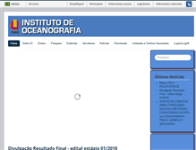 Tablet Screenshot of io.furg.br